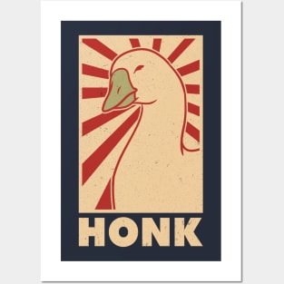 Honk Goose Posters and Art